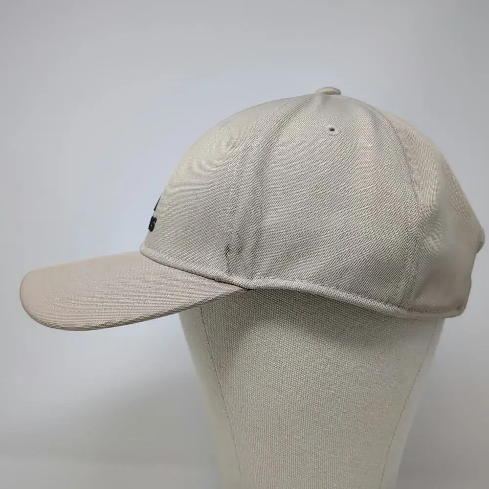 adidas Baseball Cap Beige Black One Size AEROREADY Recycled Strapback Logo Hat
